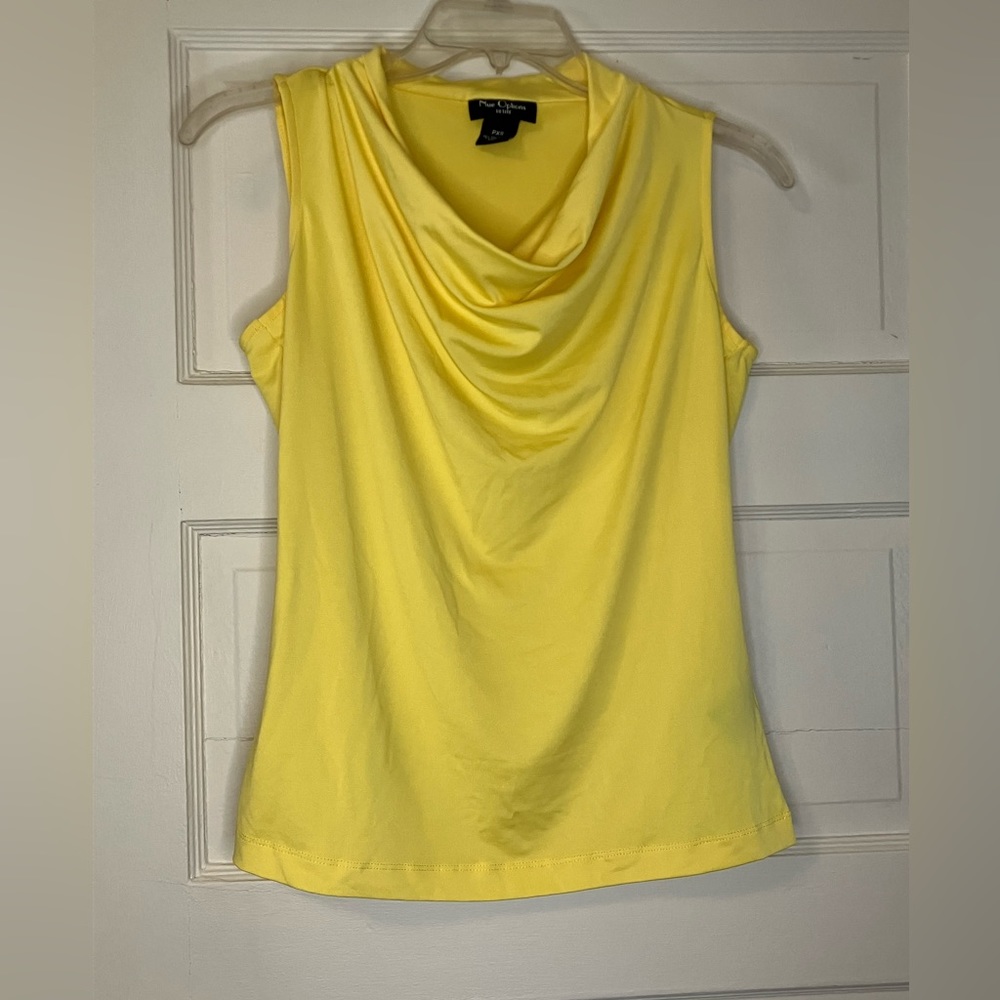 Yellow office blouse